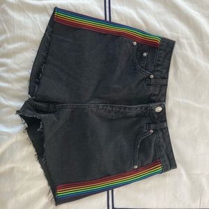 Topshop denim shorts